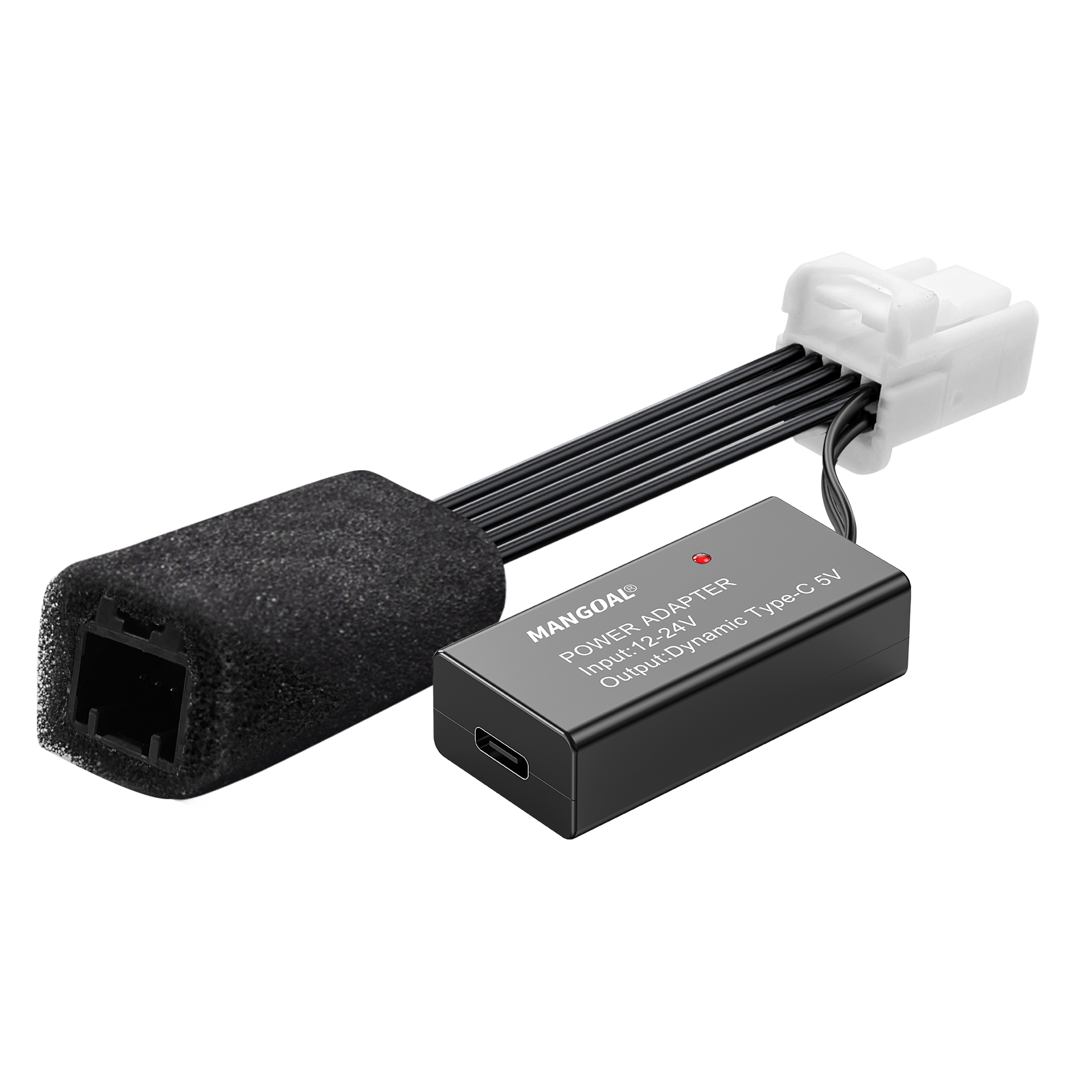 Dash Cam Hardwire Kit - Mangoal Dash Cam Power Adapter For