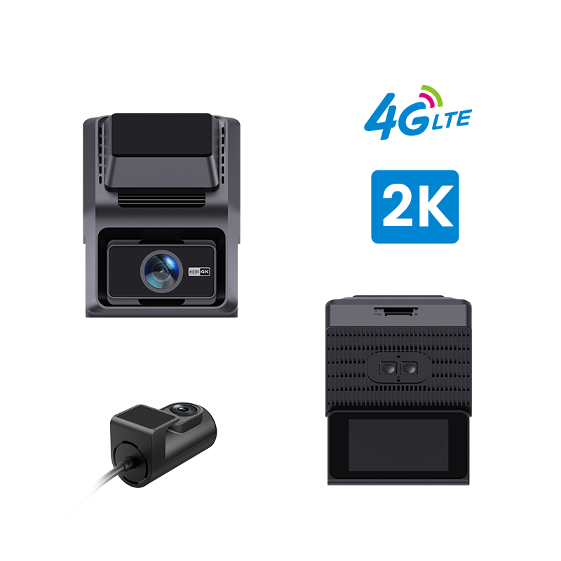 Dash Cam 2K Dual Lens - 3Inch 2K 4G dashcam with dual