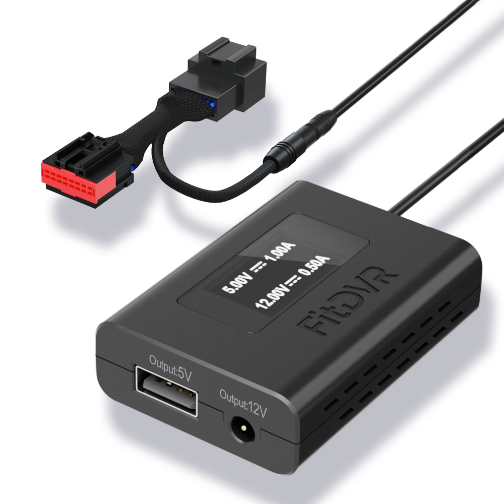 Dash Cam Hardwire Kit - FitDVR Dash Cam Adapter (16-Pin) for