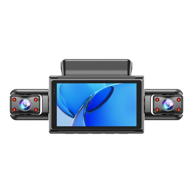 Dash Cam 2K Dual Lens - 2K 1080P 4-Channel 360 Panorama Car