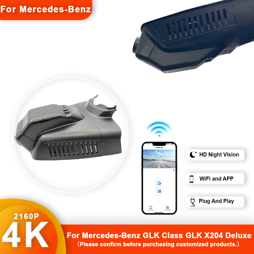 Dash Cam Front And Rear 4K - Customized 4K HD 2160P Plug and