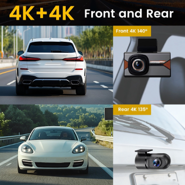 Dash Cam Front And Rear 4K - For SUVs 4K 4K Dashcam For