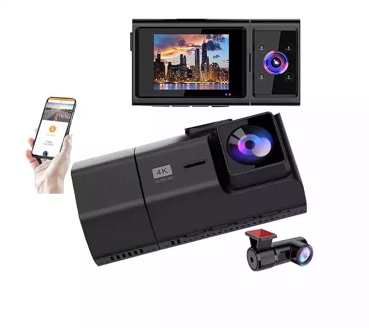 Dash Cam 2K Dual Lens - Gps Wifi 4k 2k 1080p Novatek