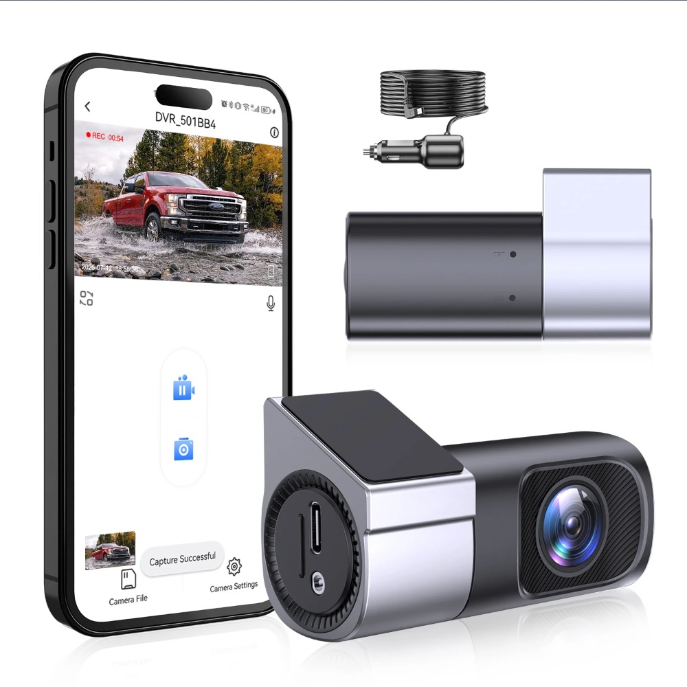Dash Cam Front And Rear 4K - 1080P Ultra HD Mini Dash Cam