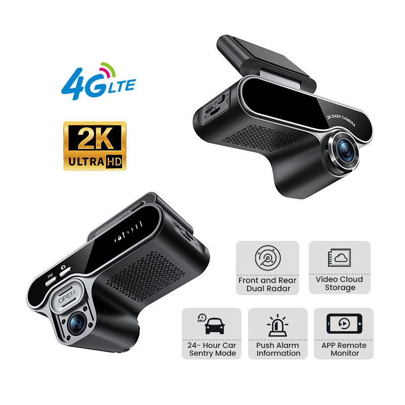 Dash Cam Night Vision Infrared - 2026 4G LTE Dash Cam 2K