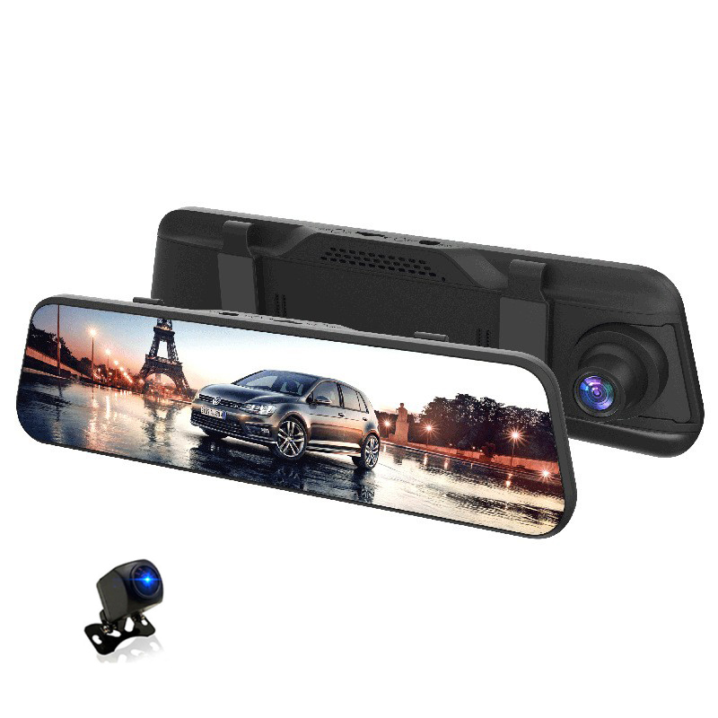 Dash Cam Rear View Mirror 12 Inch - 12 Inch Mirror Car Dvr Smart