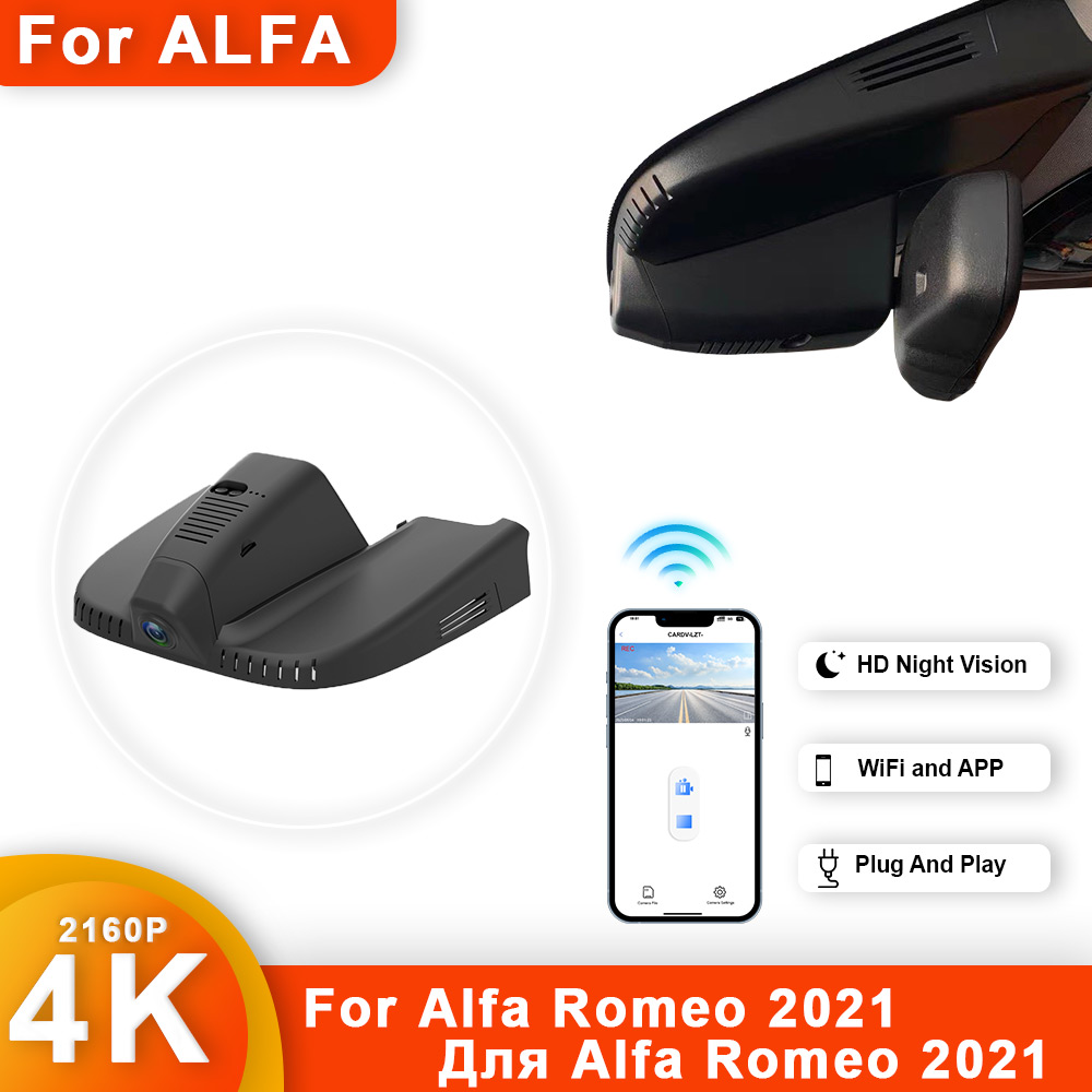 Dash Cam Front And Rear 4K - Customized 4K HD 2160P Plug and