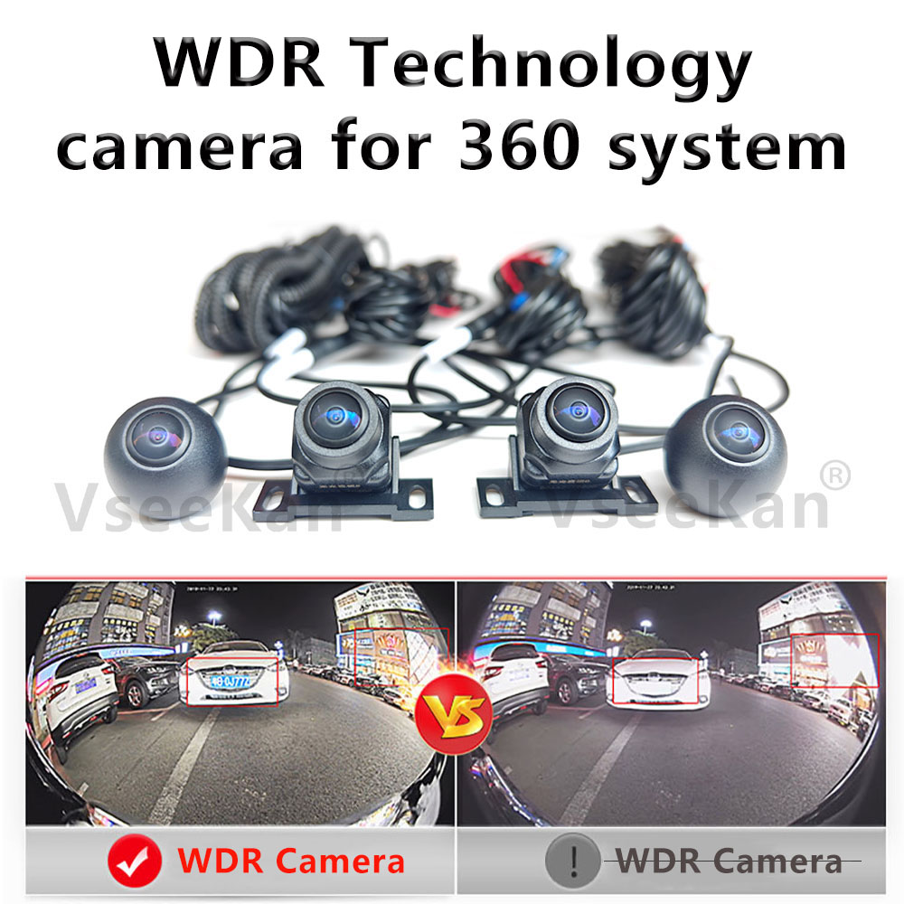 Dash Cam With Parking Monitor - Car 360 Surround View System WDR