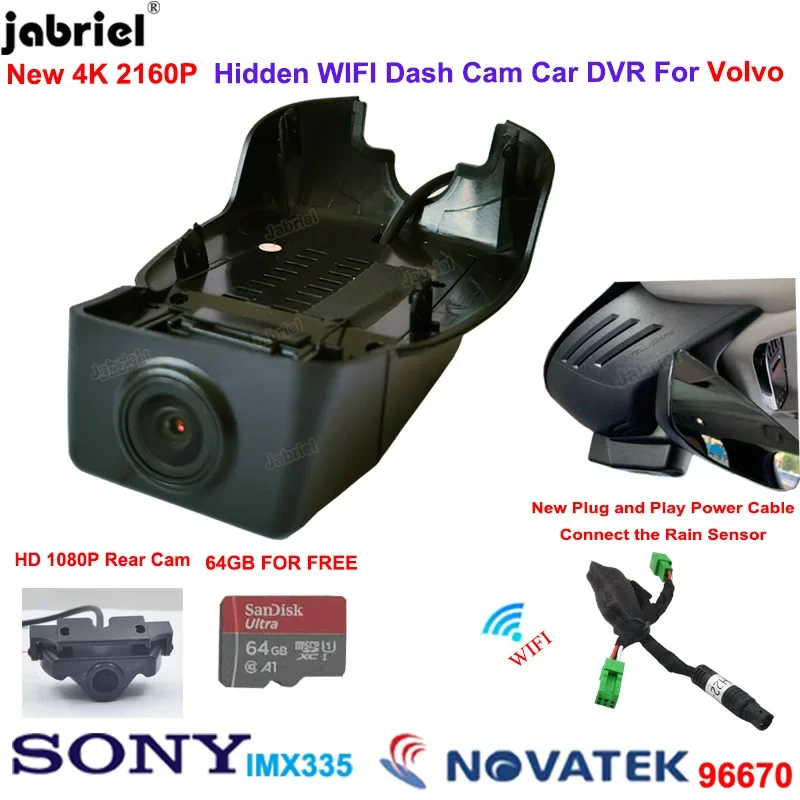 Dash Cam 2K Dual Lens - New Wifi 2K 4K 2160P Car