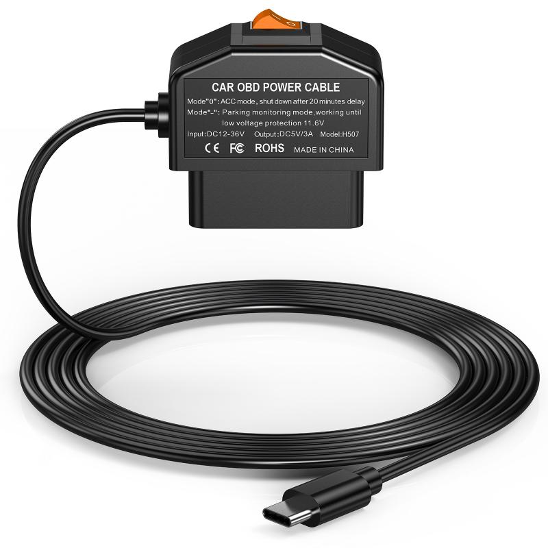Dash Cam Hardwire Kit - 【CR】OBD Hardwire Power Kit for Dash