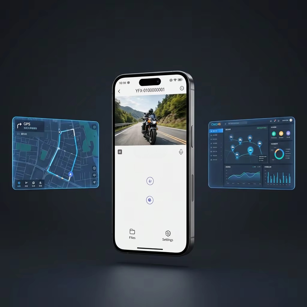 The 4G Al 2K dual-lens motorcy - огляд і ціна Dash Cam 2K Dual Lens