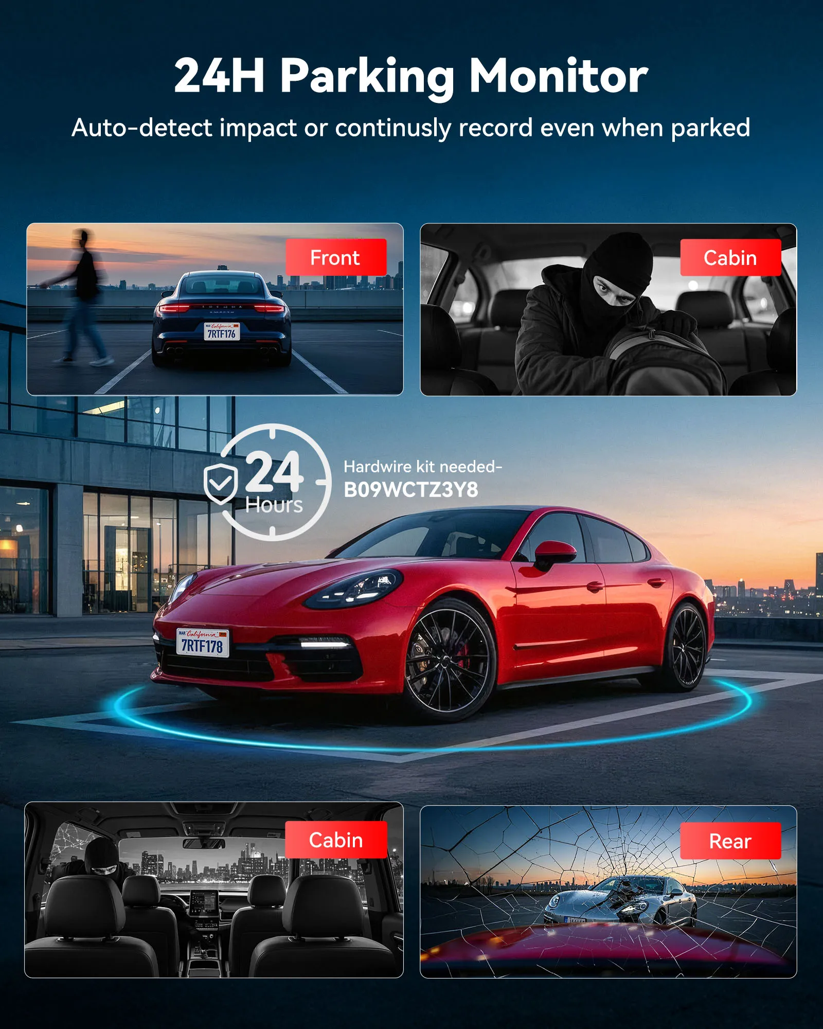 Distributor F17 Plus Mini Touc - огляд і ціна Dash Cam With Parking Monitor