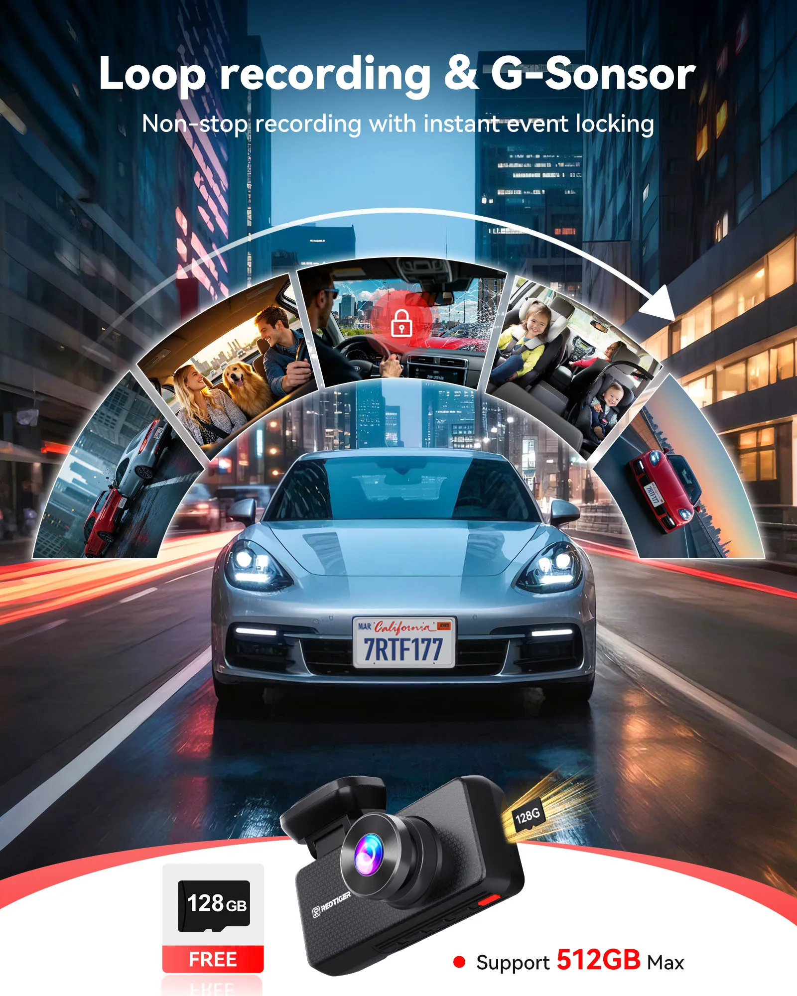 Distributor F17 Plus Mini Touc - огляд і ціна Dash Cam With Parking Monitor