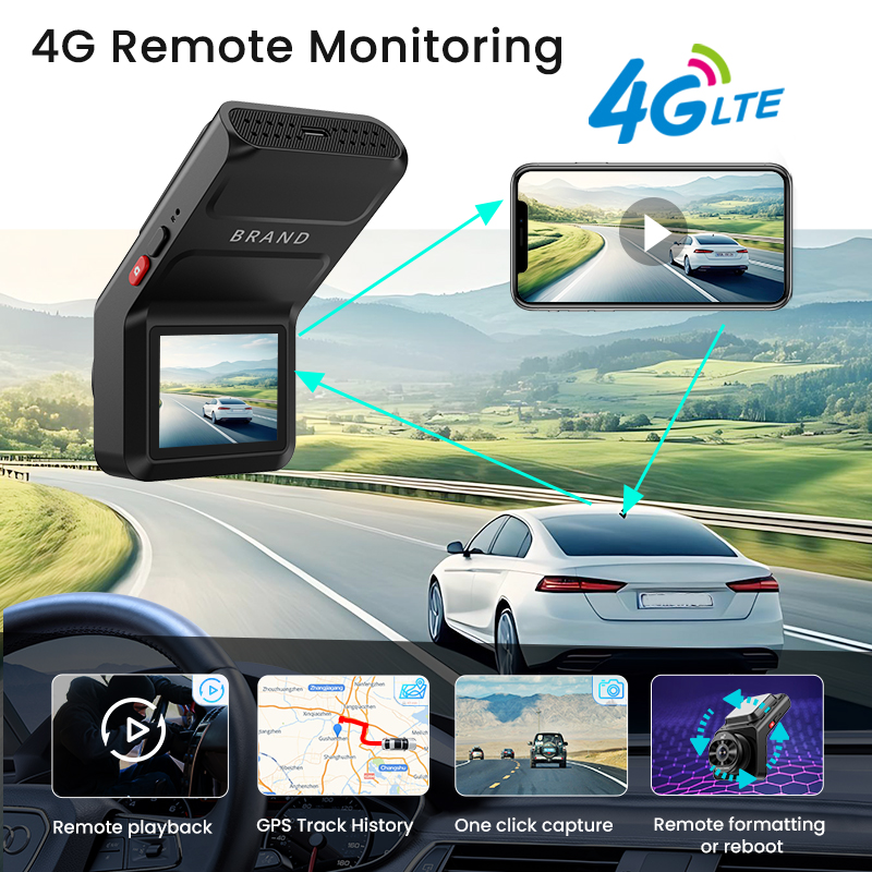4K 4G 2Inch dashcam with dual  - огляд і ціна Dash Cam Rear View Mirror 12 Inch