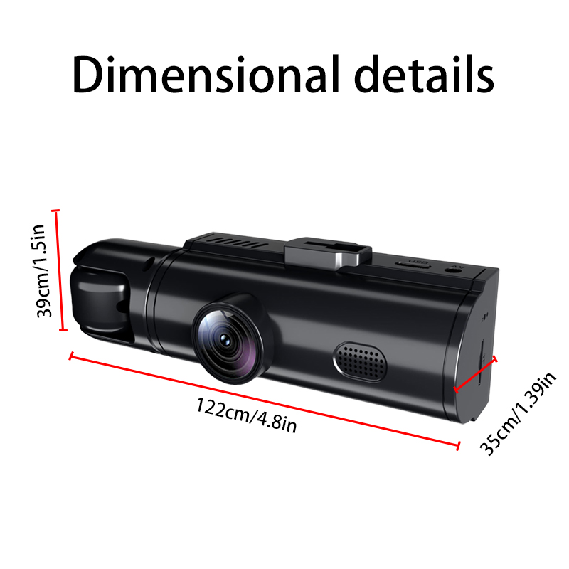 Mini Three styles：V7 V9 V10 1p - огляд і ціна Dash Cam 3 Channel 1080P
