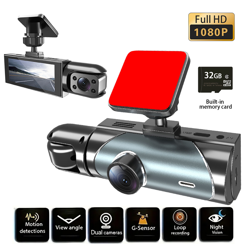 Mini Three styles：V7 V9 V10 1p - огляд і ціна Dash Cam 3 Channel 1080P