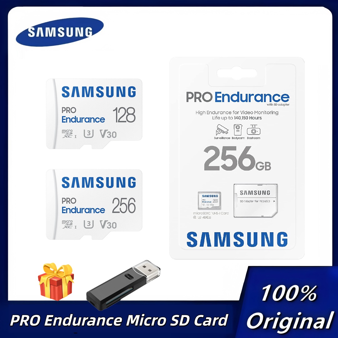 Original Samsung PRO Endurance - огляд і ціна Dash Cam Sd Card 256Gb High Endurance