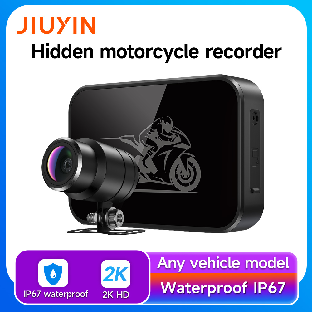 JIUYIN Motorcycle Single DVR 2 - огляд і ціна Dash Cam 2K Dual Lens