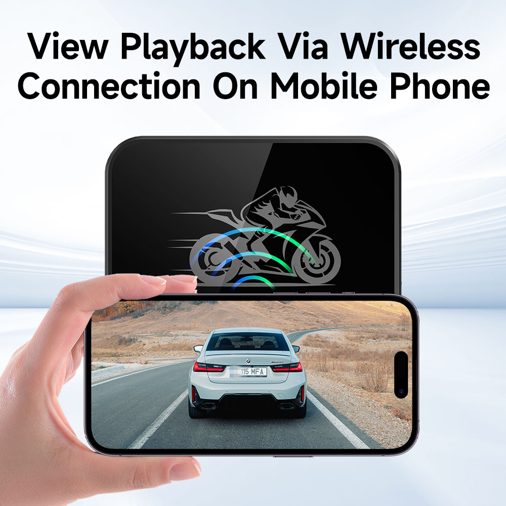 JIUYIN Motorcycle Single DVR 2 - огляд і ціна Dash Cam 2K Dual Lens