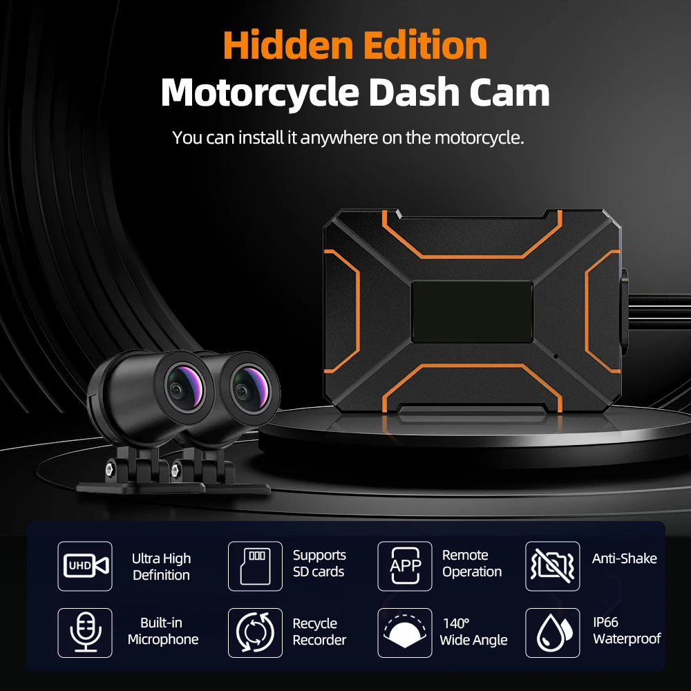 2K/1080P Dual-lens Waterproof  - огляд і ціна Dash Cam 2K Dual Lens