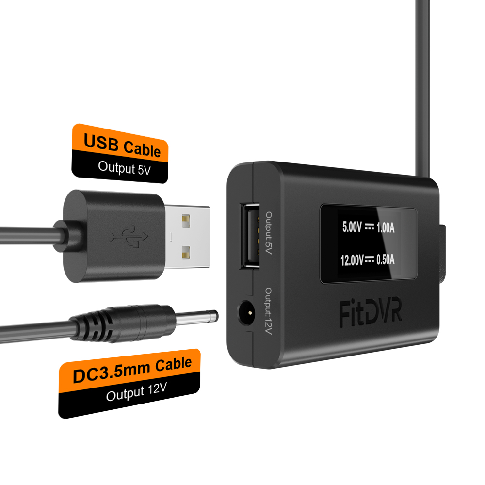 FitDVR Dash Camera Power Adapt - огляд і ціна Dash Cam Hardwire Kit