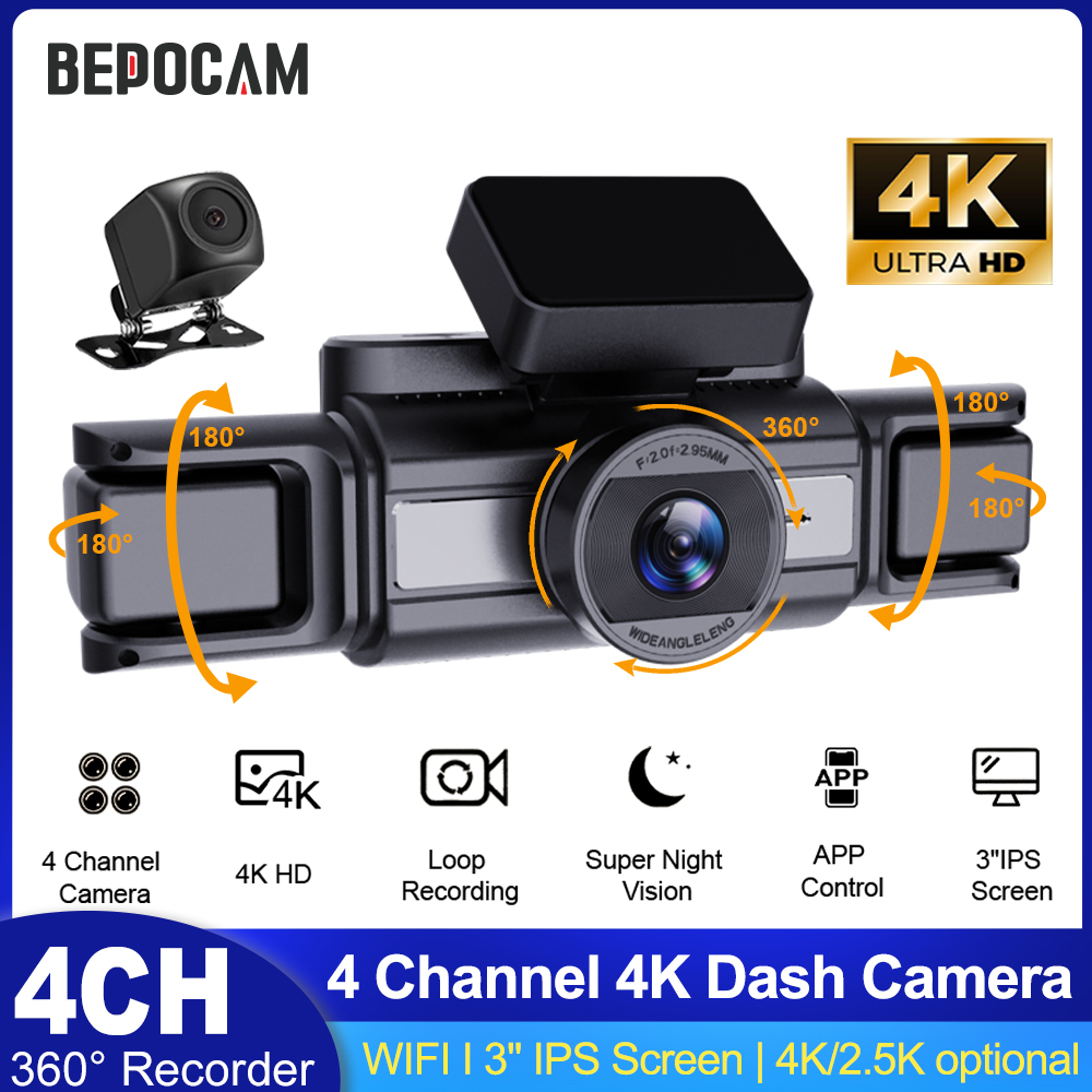 BEPOCAM 4CH 4K Dash Camera for - огляд і ціна Dash Cam Hardwire Kit