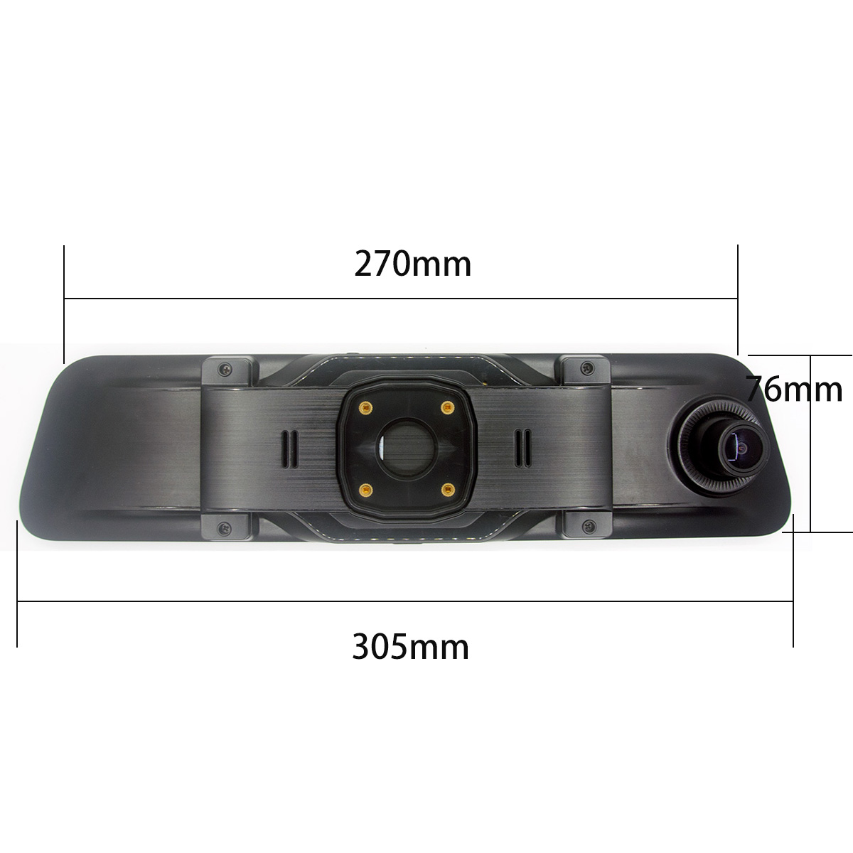 ANSHILONG 2K 12 Inch FULL TOUC - огляд і ціна Dash Cam Rear View Mirror 12 Inch