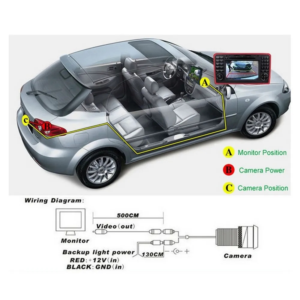 4.3 Inch Car Rearview Mirror H - огляд і ціна Dash Cam Mirror Backup Camera