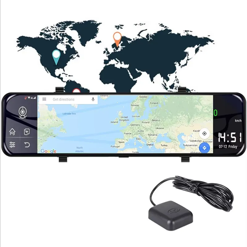 12 Inch Car DVR Rearview Mirro - огляд і ціна Dash Cam Rear View Mirror 12 Inch