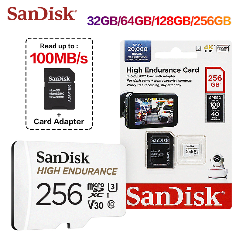 SanDisk High Endurance Video M - огляд і ціна Dash Cam Sd Card 256Gb High Endurance