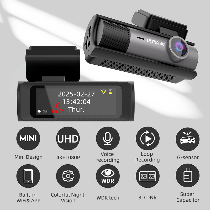 Yangood 4K Dashcam With Built- - огляд і ціна Dash Cam 4K Sony Starvis