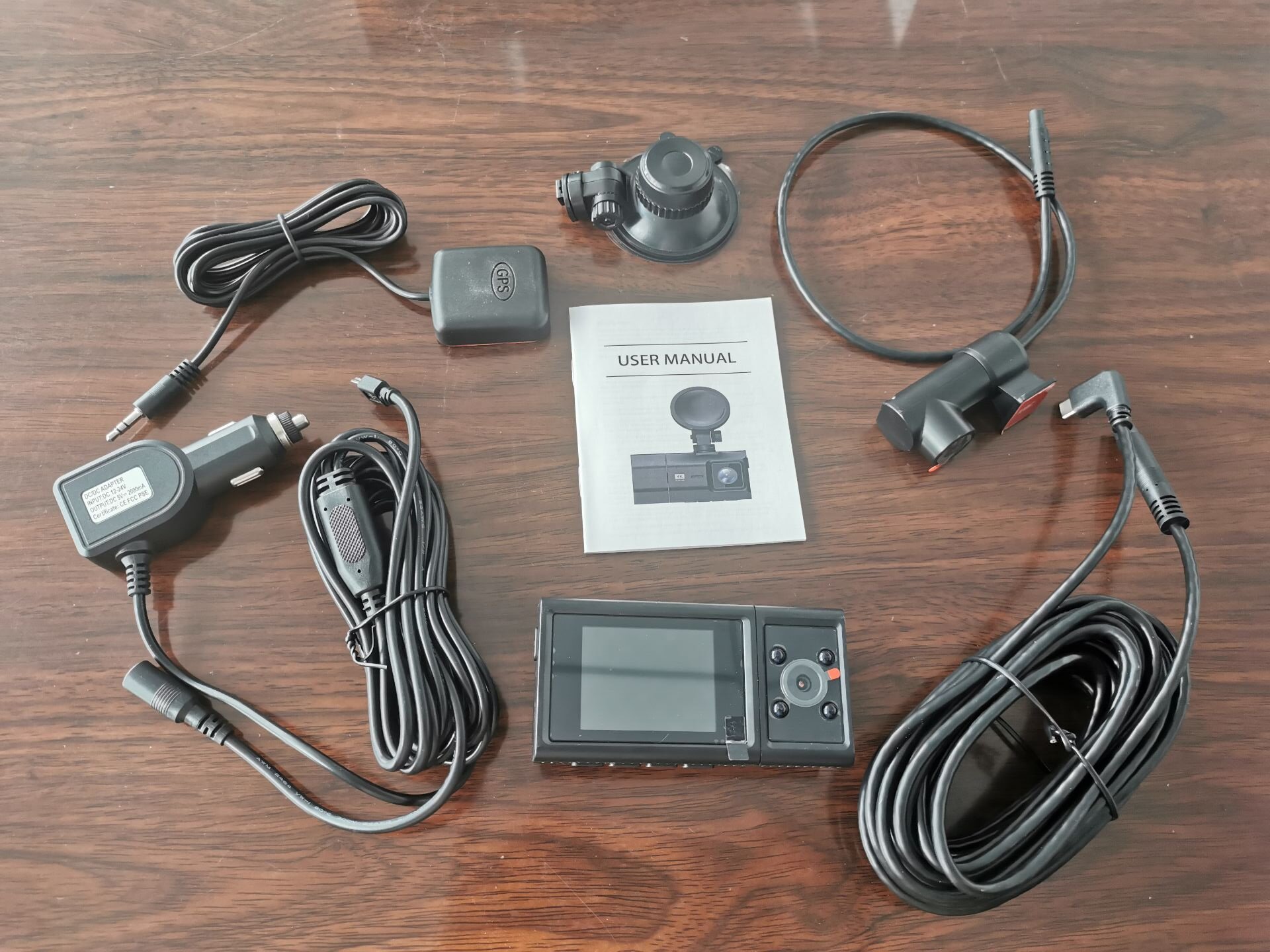 Gps Wifi 4k 2k 1080p Novatek F - огляд і ціна Dash Cam 2K Dual Lens