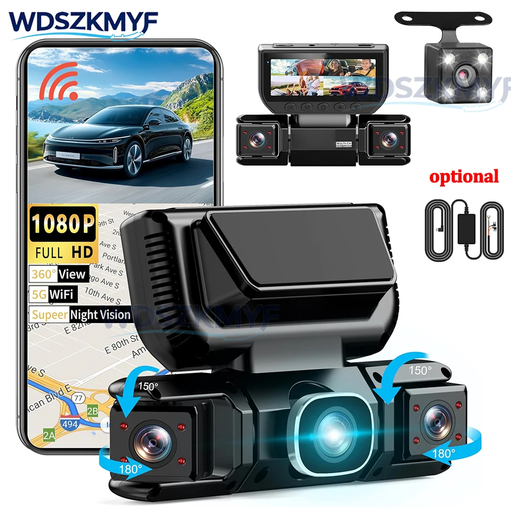 New 360 Degree 4CH Car Dvr HD  - огляд і ціна Dash Cam 360 Degree Panoramic