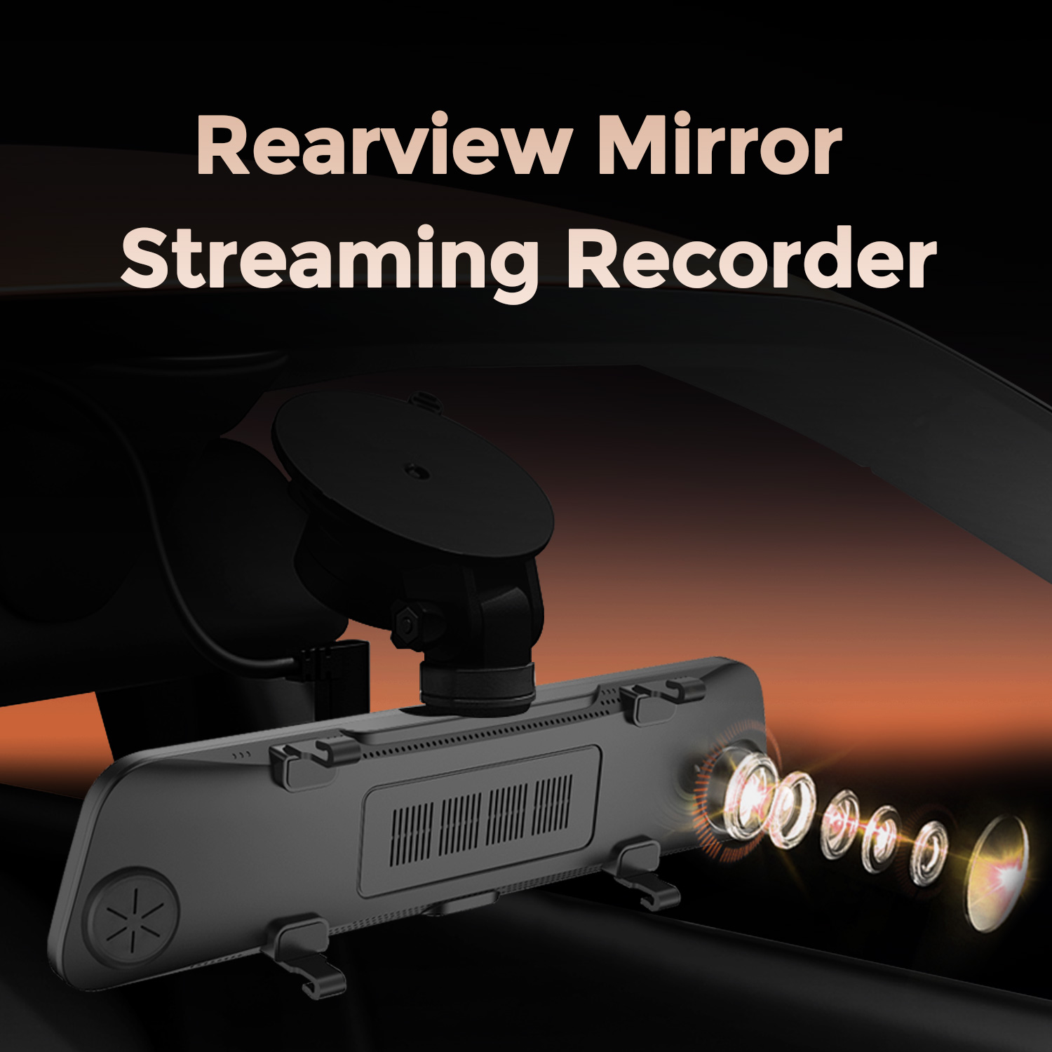 New 10/12 inch Recorder mirror - огляд і ціна Dash Cam Rear View Mirror 12 Inch