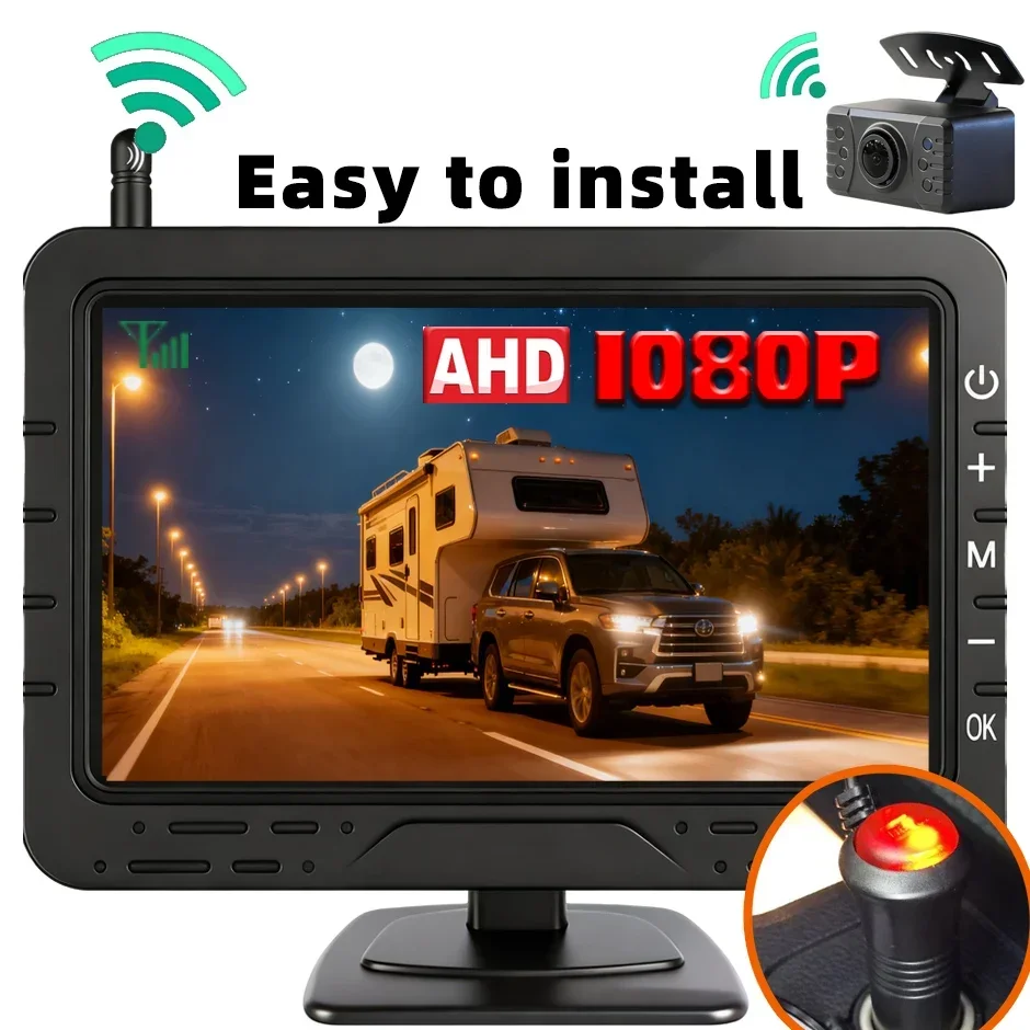 HD Wireless 4.3-Inch Parking M - огляд і ціна Dash Cam With Parking Monitor