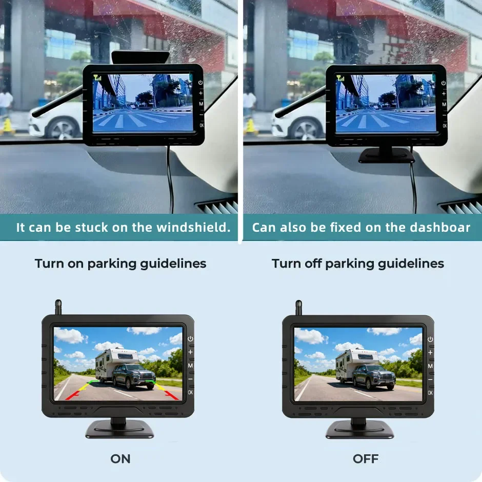 HD Wireless 4.3-Inch Parking M - огляд і ціна Dash Cam With Parking Monitor