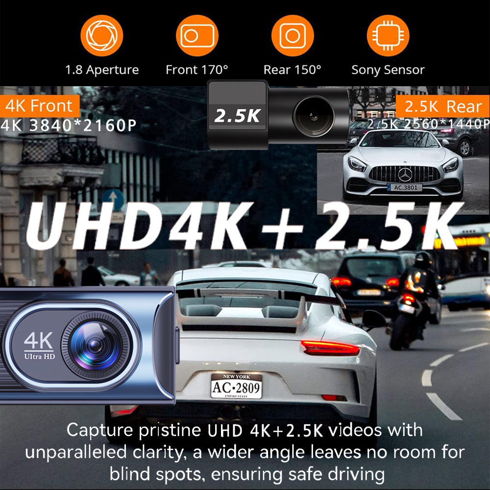 Ultra HD 4K 3840*2160P Dash Ca - огляд і ціна Dash Cam 4K Sony Starvis