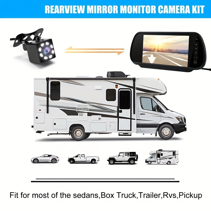 17.78cm Mirror Backup Rear Vie - огляд і ціна Dash Cam Mirror Backup Camera