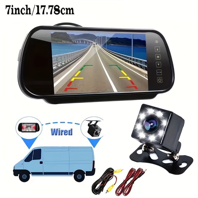17.78cm Mirror Backup Rear Vie - огляд і ціна Dash Cam Mirror Backup Camera