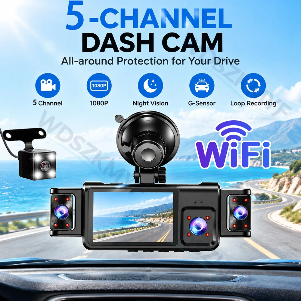 Dashcam for Cars 4 5Channel Bl - огляд і ціна Dash Cam Hardwire Kit