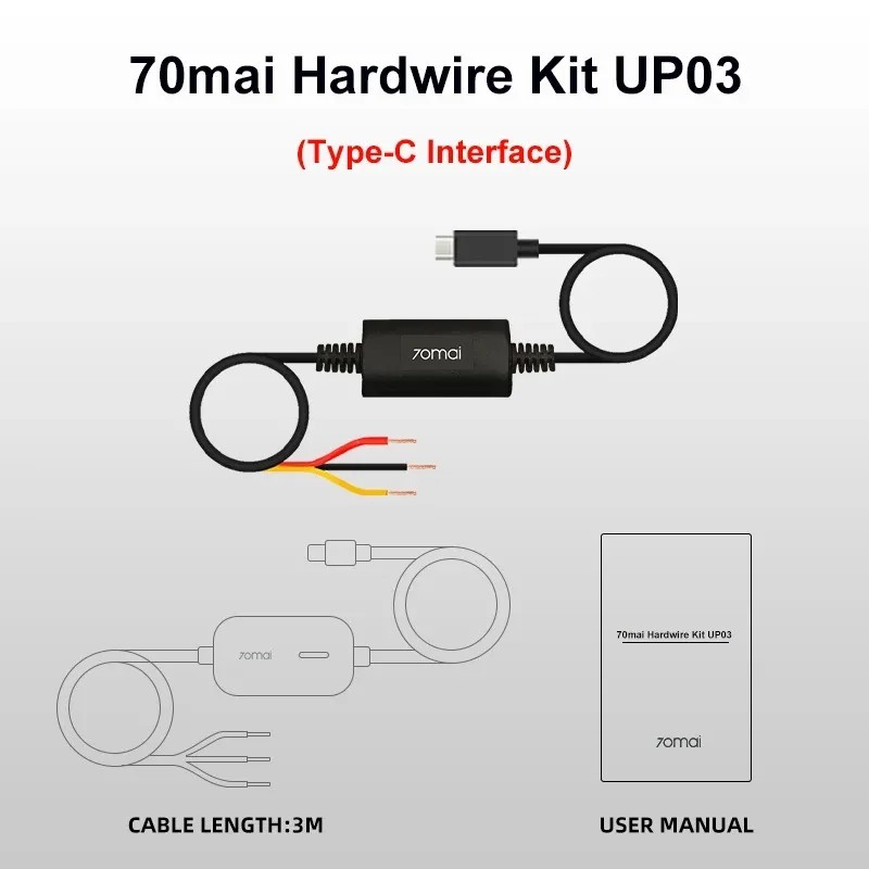70mai Hardwire Kit UP03 24H Pa - огляд і ціна Dash Cam Hardwire Kit