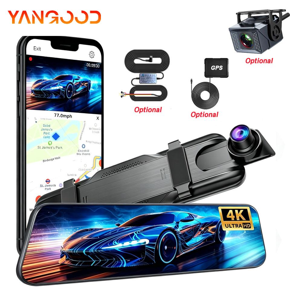 4K+2.5K Touch Screen Rearview  - огляд і ціна Dash Cam 4K Sony Starvis