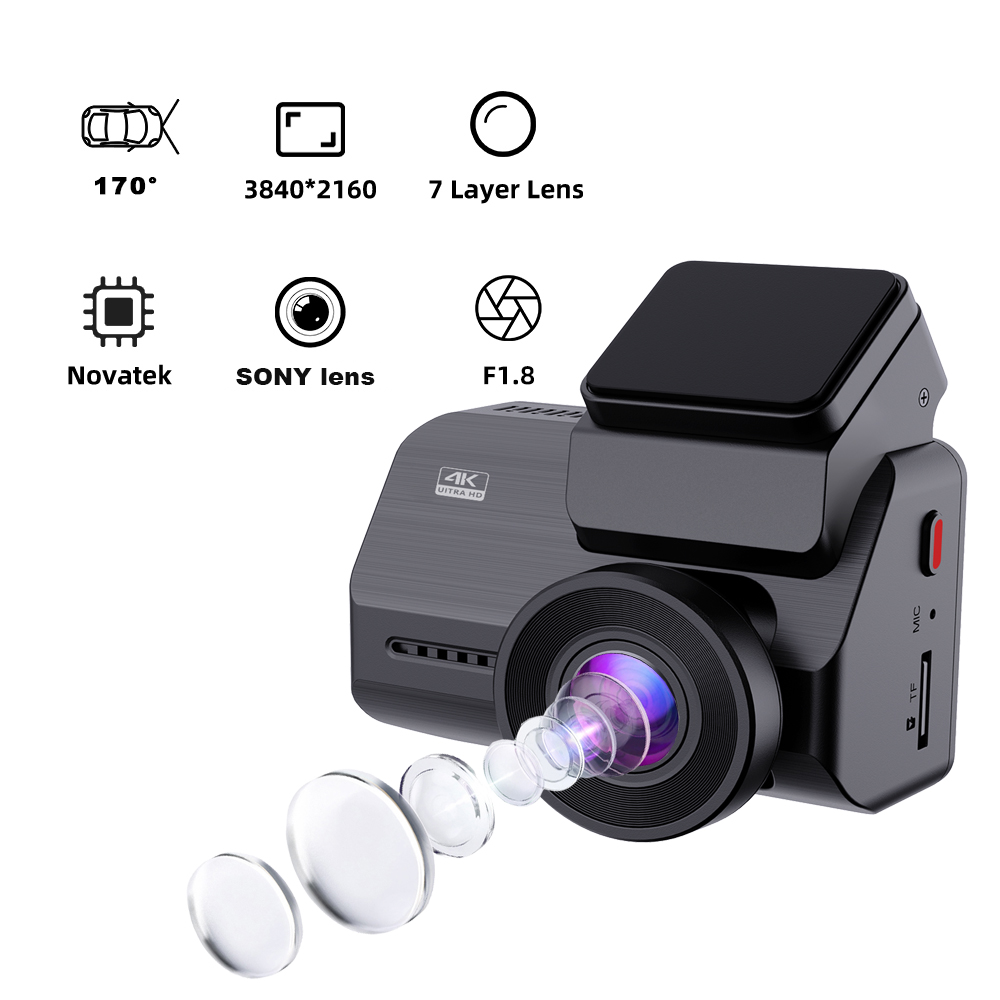 Hot Selling 2 Inch 2 Lens 4K C - огляд і ціна Dash Cam 2K Dual Lens