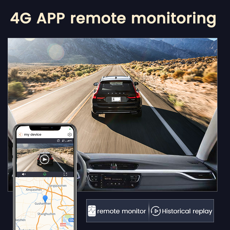 2K 4G 3Inch dashcam with dual  - огляд і ціна Dash Cam 2K Dual Lens