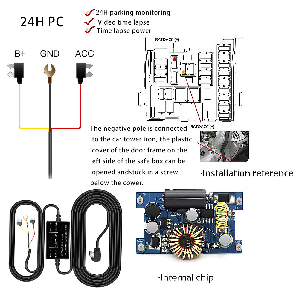 HGDO Dash Cam Hard Wire Kit Mi - огляд і ціна Dash Cam Hardwire Kit
