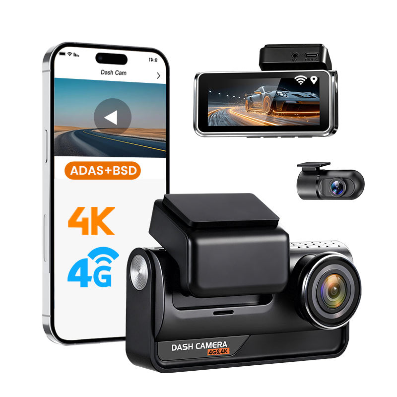 4G SIM Dash Cam Touch Screen D - огляд і ціна Dual Dash Cam With Gps Wifi