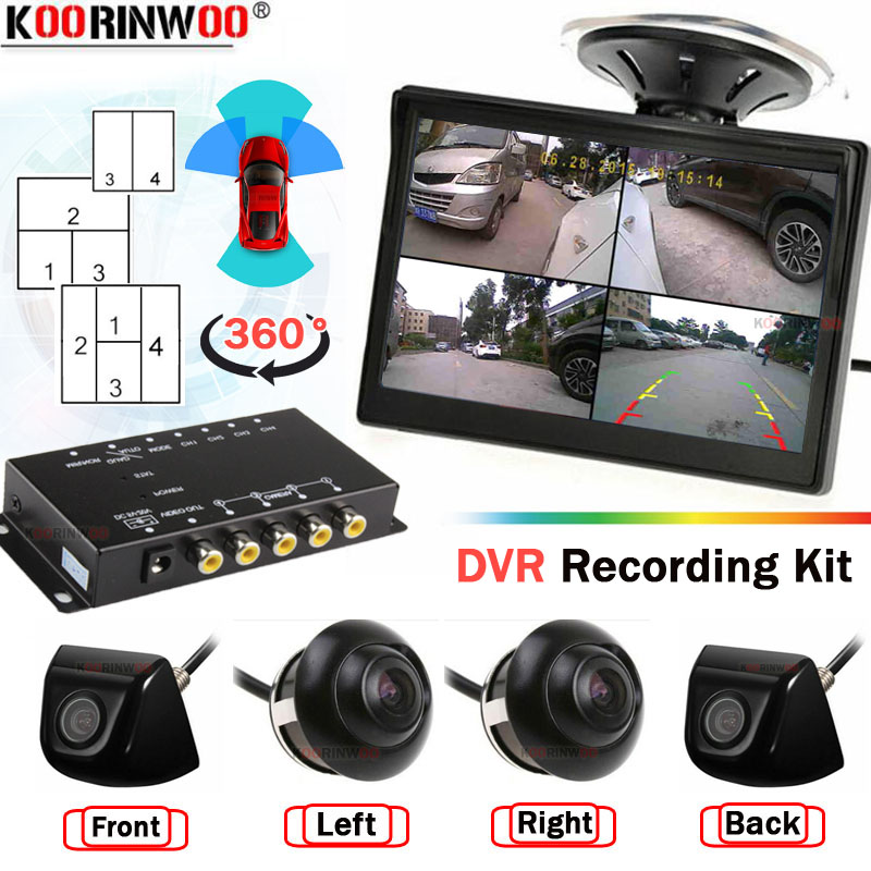 Koorinwoo Intelligent DVR Car  - огляд і ціна Dash Cam Mirror Backup Camera