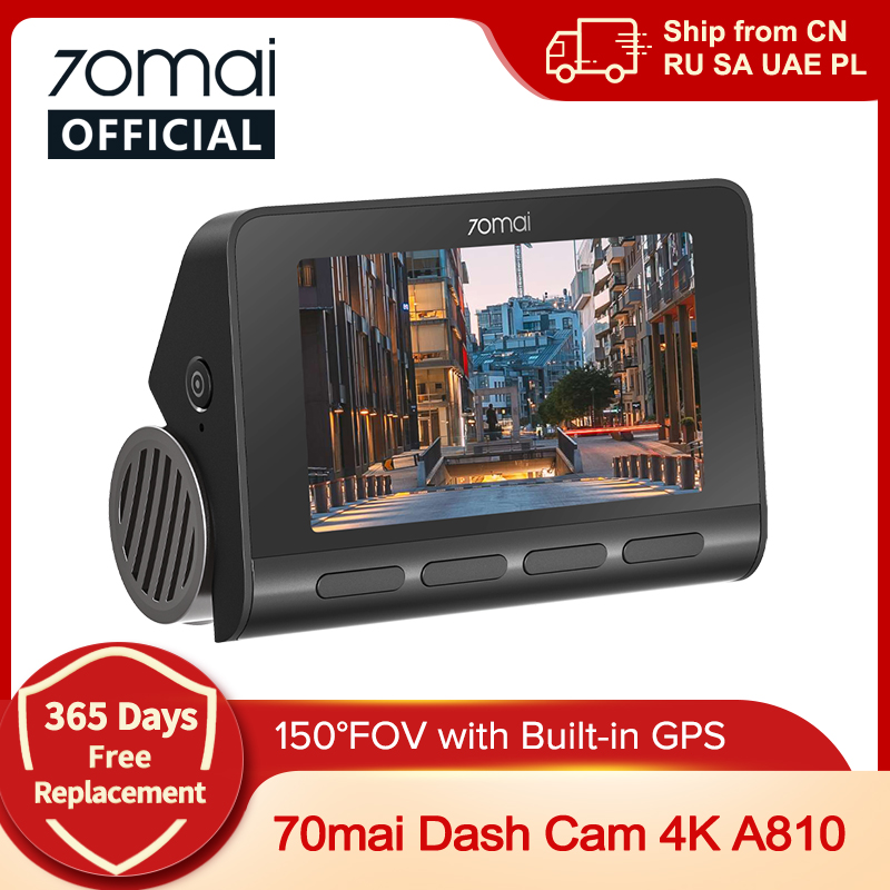 70mai 4K Dash Cam A810 HDR Bui - огляд і ціна Dash Cam 4K Sony Starvis