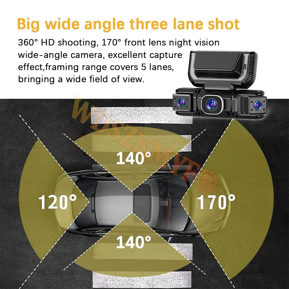 360 Degrees 4 Camera Front Lef - огляд і ціна Dash Cam 360 Degree Panoramic