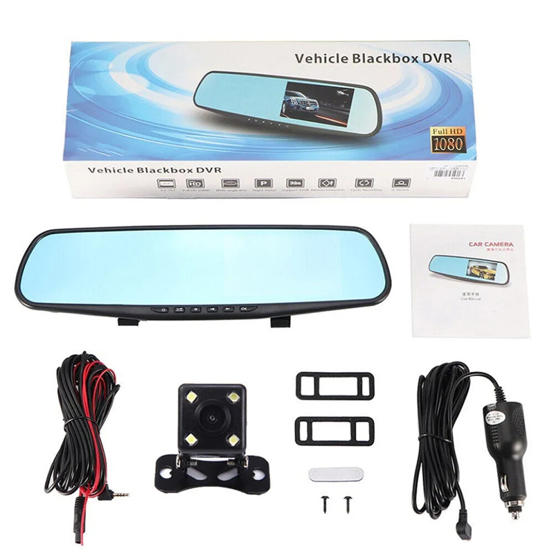 Mirror Dash Cam FHD Dual Lens  - огляд і ціна Dash Cam With Parking Monitor